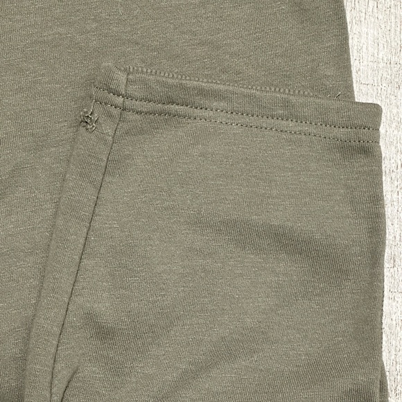 Men's Eddie Bauer XL Jogger Athletic Olive Green Side Zipper 4 Pockets Lounge - Picture 12 of 12